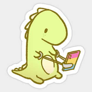 Pan Dinosaur Sticker